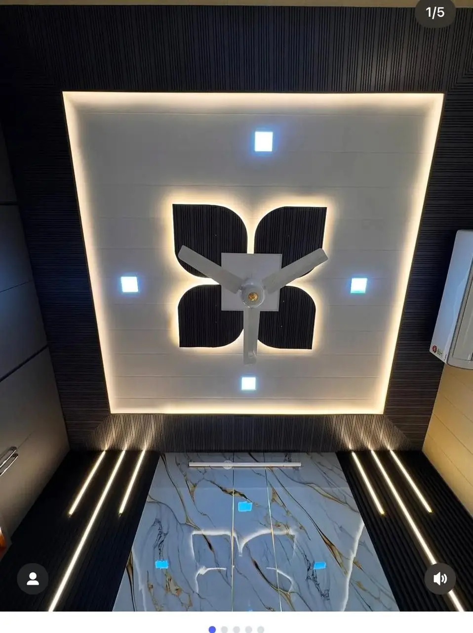 Modern False Ceiling Design with LED Lighting